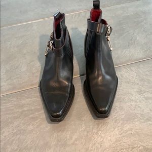 Gianfranco Ferre Leather Boots Sz 41, 8.5US